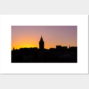 Galata Sunset Posters and Art